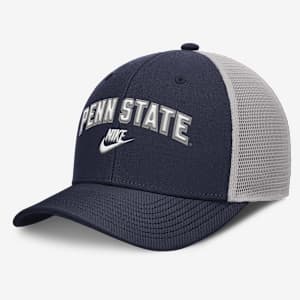 Penn State Legacy Arch Rise Men's Nike Dri-FIT College Trucker Adjustable Hat