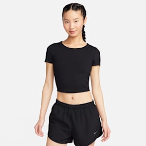 ナイキ ワン フィッテド ウィメンズ Dri-FIT ショートスリーブ クロップド トップ