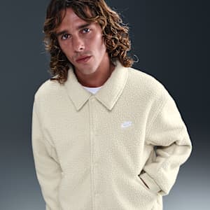 Nike Sportswear Club Men's High-Pile Fleece Coaches Jacket