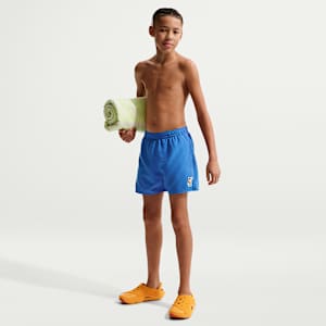 Short de volley avec sous-short intégré 10 cm Nike Swim Breaker pour ado (garçon)