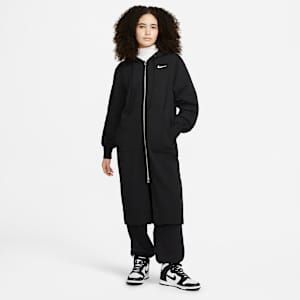 Sudadera con gorro con cierre completo larga oversized para mujer Nike Sportswear Phoenix Fleece