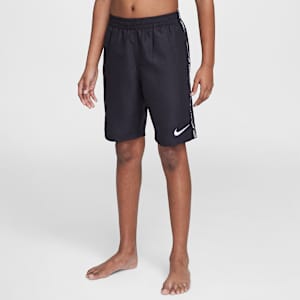 나이키 스윔 로고 테이프 랩 남아 7인치 발리 쇼츠