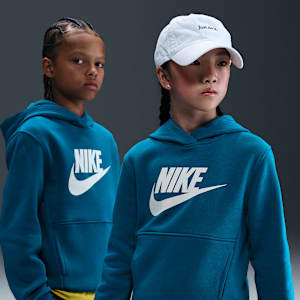 Sudadera con gorro para niños talla grande Nike Sportswear Club Fleece