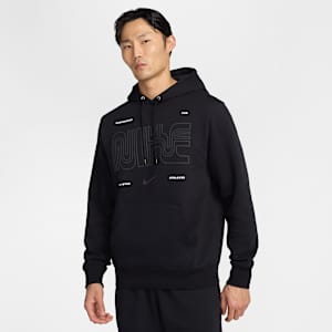 Sudadera con gorro sin cierre de tejido Fleece para hombre Nike Club