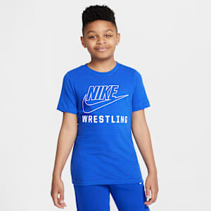Playera de lucha para niños talla grande Nike Swoosh