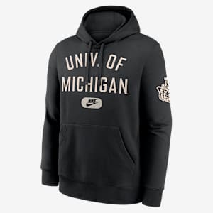 Michigan Club Men's Nike College Pullover Hoodie