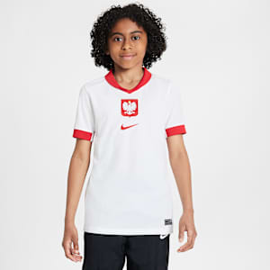Poland 2024/25 Stadium Home Older Kids' Nike Dri-FIT Football Replica Shirt