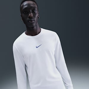 Playera de básquetbol de manga larga para hombre Nike