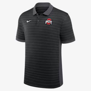 Ohio State Sideline Victory Stripe Men's Nike Dri-FIT College Polo