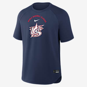 USA Baseball 2026 World Baseball Classic Batting Practice Pregame Men's Nike Dri-FIT Top