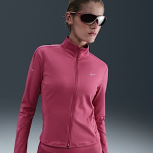 Camisola de running de camada intermédia com fecho completo Dri-FIT Nike Swift para mulher