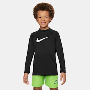 Playera de manga larga para niño talla pequeña Nike Swim Hydroguard Essential