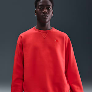 Sudadera de cuello redondo de tejido Fleece para hombre Nike Solo Swoosh