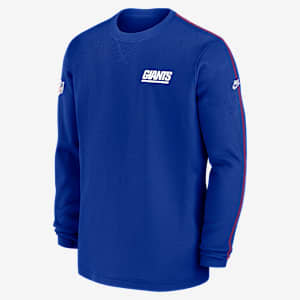 New York Giants Logo Coach Men’s Nike NFL Long-Sleeve Top