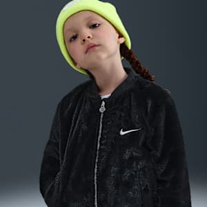 Nike Toddler Faux Fur Bomber Jacket