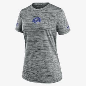 Los Angeles Rams Sideline Team Issue Velocity Women's Nike Dri-FIT NFL T-Shirt