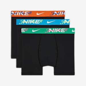 Ropa interior hasta la pretina "Just Do It" para niños talla grande (paquete de 3) Nike Dri-FIT