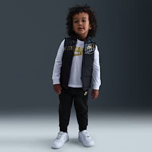 ナイキ スポーツウェア ベビー ロングスリーブ Tシャツ ベスト アンド パンツ セット