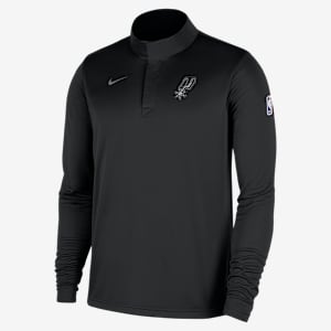 San Antonio Spurs Men's Nike Dri-FIT NBA 1/4-Zip Long-Sleeve Top