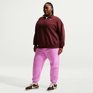 Pants de entrenamiento oversized de cintura alta para mujer (talla grande) Nike Sportswear Phoenix Fleece