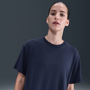 Playera de manga corta Dri-FIT cropped para mujer Nike One Relaxed