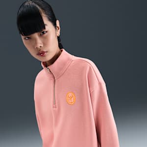 Sudadera oversized larga con cierre de 1/4 para mujer Nike Sportswear Phoenix Fleece