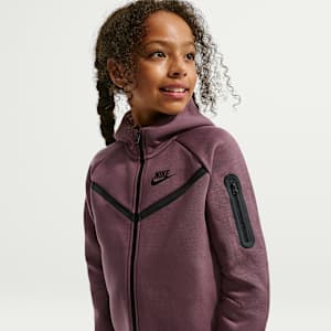 Nike Sportswear Tech Fleece Girls' Full-Zip Hoodie