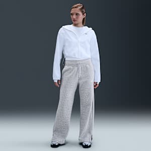 Pants de entrenamiento de tiro alto y piernas anchas para mujer Nike Sportswear Phoenix Fleece