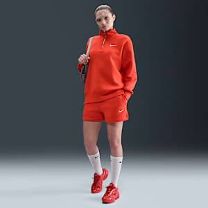 Shorts de tiro medio de 10 cm para mujer Nike Sportswear Phoenix Fleece