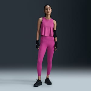 Nike Universa Women's High-Waisted 7/8 Leggings with No Front Seam