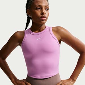 Nike One Fitted Women's Dri-FIT Cropped Tank Top