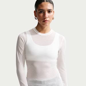Nike Sportswear Women's Tight Long-Sleeve Sheer Top