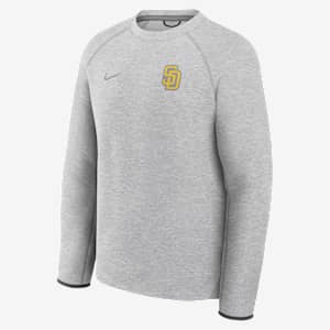 San Diego Padres Tech Fleece Men's Nike MLB Pullover Crew