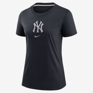 Playera Nike de la MLB para mujer New York Yankees Authentic Collection Early Work