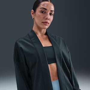 Cárdigan Dri-FIT oversized para mujer Nike Zenvy