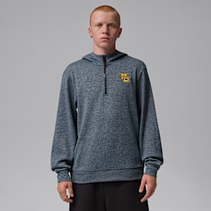 Sudadera con gorro de entrenador de básquetbol para hombre Marquette Golden Eagles Nike NCAA