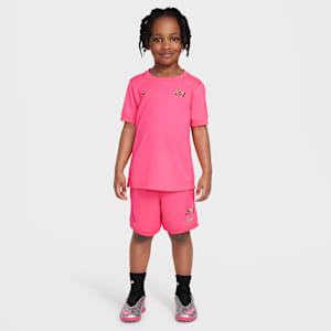 Nike Dri-FIT Kylian Mbappé Little Kids' ACD25 Short Sleeve Top and Shorts Set
