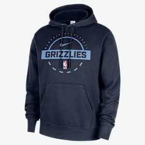 Memphis Grizzlies Club Men's Nike NBA Practice Pullover Hoodie