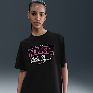 Playera de manga corta con gráfico holgada para mujer Nike Sportswear