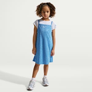 Conjunto de vestido de 2 piezas para niños talla pequeña Nike Move With Nature