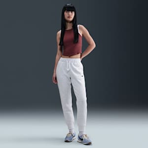 Nike Sportswear Phoenix Fleece Damen-Trainingshose mit mittelhohem Bund