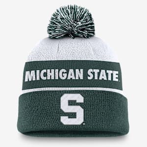 Michigan State Spartans Primetime Peak Men's Nike College Cuffed Pom Beanie