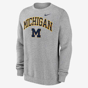 Michigan Arch Men's Nike College Pullover Crew