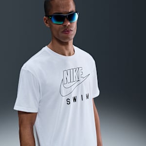 Nike Swim Swoosh Hydroguard Men's Short-Sleeve Top