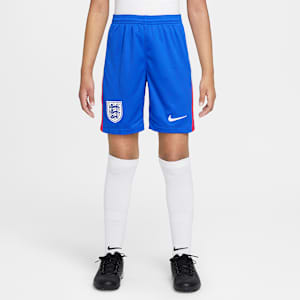 England 2025/26 Stadium Home Older Kids' Nike Dri-FIT Football Replica Shorts
