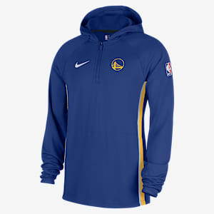 Golden State Warriors Zoned Men's Nike Dri-FIT NBA 1/4-Zip Hoodie