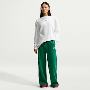 Nike Sportswear Club Fleece Women's Mid-Rise Wide-Leg Sweatpants