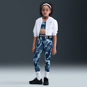Nike Pro Big Kids' (Girls') Mid-Rise Leggings