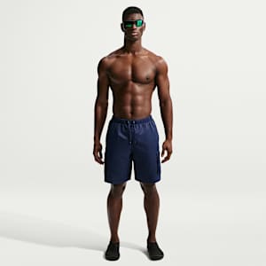 나이키 스윔 보이지 에센셜 남성 9인치 브리프 라인드 발리 쇼츠