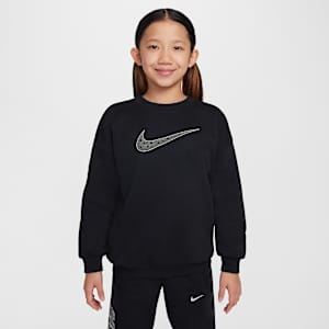 Nike Sportswear Club Fleece Big Kids' (Girls') Oversized Sweatshirt